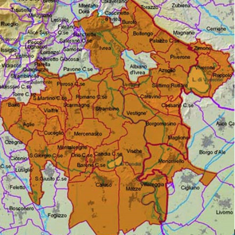 zona produzione Caluso e Carema
